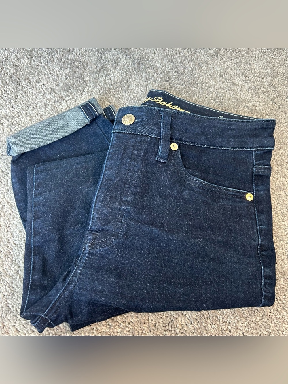 🌴 Tommy Bahamas‎ Jeans — Size 6— Cuffed 👖✨